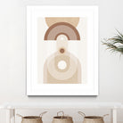 Beige Mid Century Poster by Elena Ristova on GIANT ART - abstract abstract