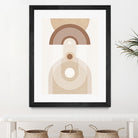 Beige Mid Century Poster by Elena Ristova on GIANT ART - abstract abstract
