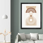 Beige Mid Century Poster by Elena Ristova on GIANT ART - abstract abstract