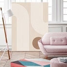 Beige Arc Poster by Elena Ristova on GIANT ART - abstract abstract