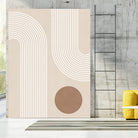 Beige Arc Poster by Elena Ristova on GIANT ART - abstract abstract