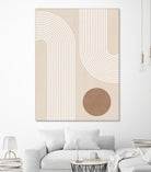 Beige Arc Poster by Elena Ristova on GIANT ART - abstract abstract
