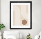 Beige Arc Poster by Elena Ristova on GIANT ART - abstract abstract