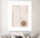 Beige Arc Poster by Elena Ristova on GIANT ART - abstract abstract