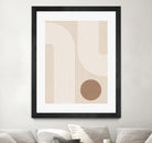 Beige Arc Poster by Elena Ristova on GIANT ART - abstract abstract