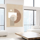 Neutral Semicircles Poster by Elena Ristova on GIANT ART - abstract abstract