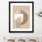 Neutral Semicircles Poster by Elena Ristova on GIANT ART - abstract abstract