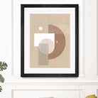 Neutral Semicircles Poster by Elena Ristova on GIANT ART - abstract abstract