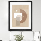 Neutral Semicircles Poster by Elena Ristova on GIANT ART - abstract abstract