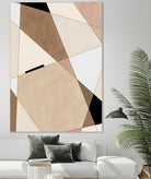 Geometric Beige art No.1 by Elena on GIANT ART - illustration beige