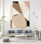 Geometric Beige art No.1 by Elena on GIANT ART - illustration beige