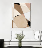 Geometric Beige art No.1 by Elena on GIANT ART - illustration beige