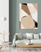 Geometric Beige art No.1 by Elena on GIANT ART - illustration beige