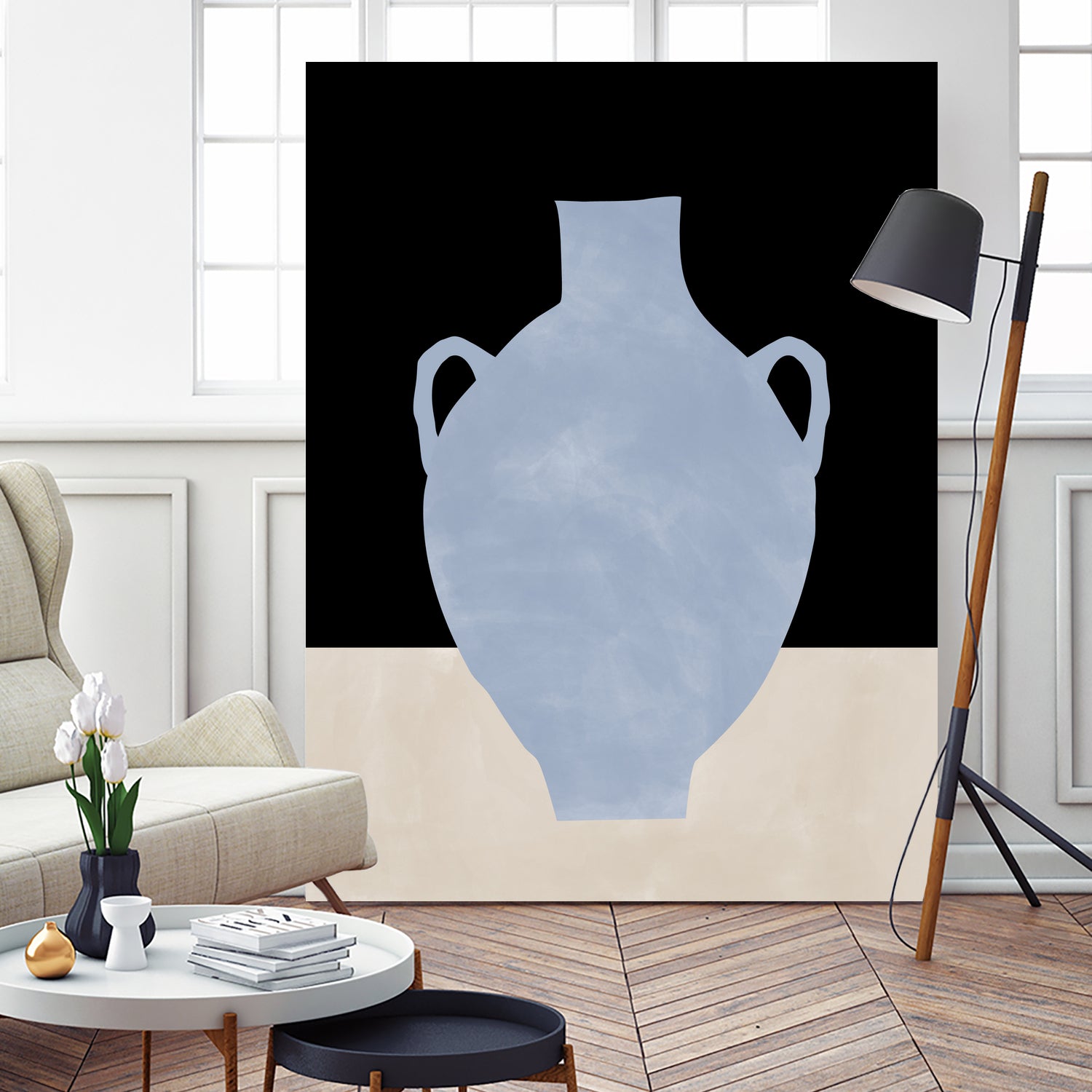 3x4 Aspectratio Indigo34 - Art Print by Elena | GIANT ART