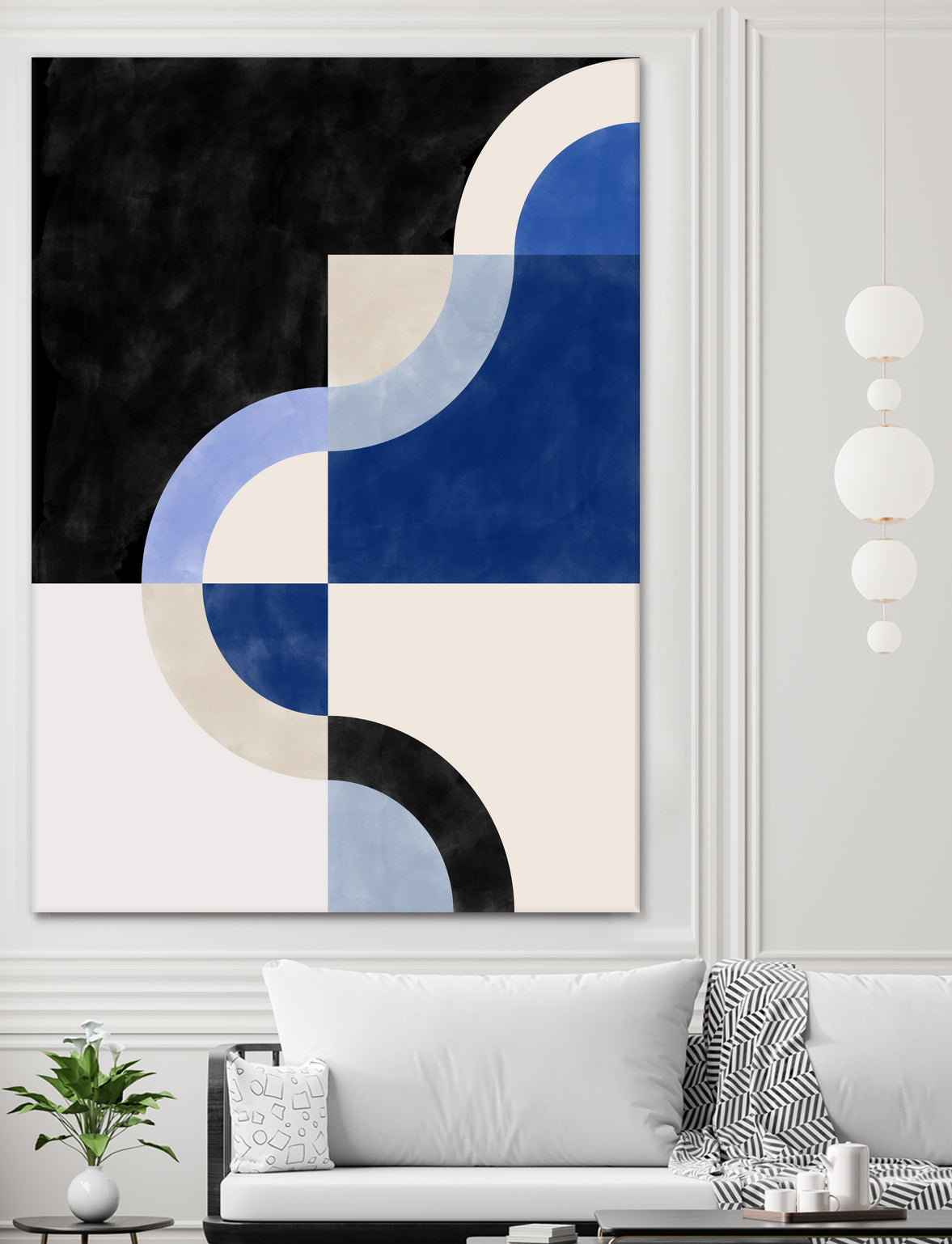 Curved Harmony by Elena Ristova on GIANT ART - abstract abstract