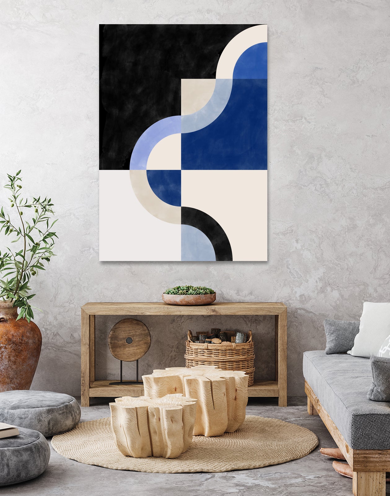 Curved Harmony by Elena Ristova on GIANT ART - abstract abstract