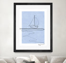 Sail Line Serenity by Elena Ristova on GIANT ART - abstract minimalist line art