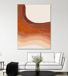 Layered Bands In Earthy Tones by Elena Ristova on GIANT ART - abstract abstract