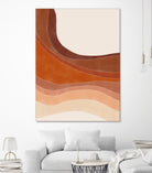 Layered Bands In Earthy Tones by Elena Ristova on GIANT ART - abstract abstract