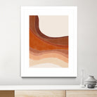 Layered Bands In Earthy Tones by Elena Ristova on GIANT ART - abstract abstract