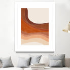 Layered Bands In Earthy Tones by Elena Ristova on GIANT ART - abstract abstract