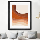 Layered Bands In Earthy Tones by Elena Ristova on GIANT ART - abstract abstract