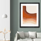 Layered Bands In Earthy Tones by Elena Ristova on GIANT ART - abstract abstract