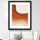 Layered Bands In Earthy Tones by Elena Ristova on GIANT ART - abstract abstract
