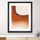Layered Bands In Earthy Tones by Elena Ristova on GIANT ART - abstract abstract