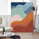 Colorful Wave Scape by Elena Ristova on GIANT ART - abstract abstract