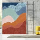Colorful Wave Scape by Elena Ristova on GIANT ART - abstract abstract
