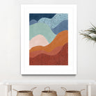 Colorful Wave Scape by Elena Ristova on GIANT ART - abstract abstract