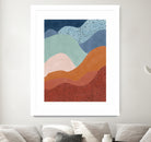 Colorful Wave Scape by Elena Ristova on GIANT ART - abstract abstract