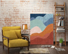 Colorful Wave Scape by Elena Ristova on GIANT ART - abstract abstract