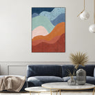 Colorful Wave Scape by Elena Ristova on GIANT ART - abstract abstract