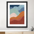 Colorful Wave Scape by Elena Ristova on GIANT ART - abstract abstract