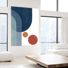 Overlapping Circles And Arches by Elena Ristova on GIANT ART - abstract abstract