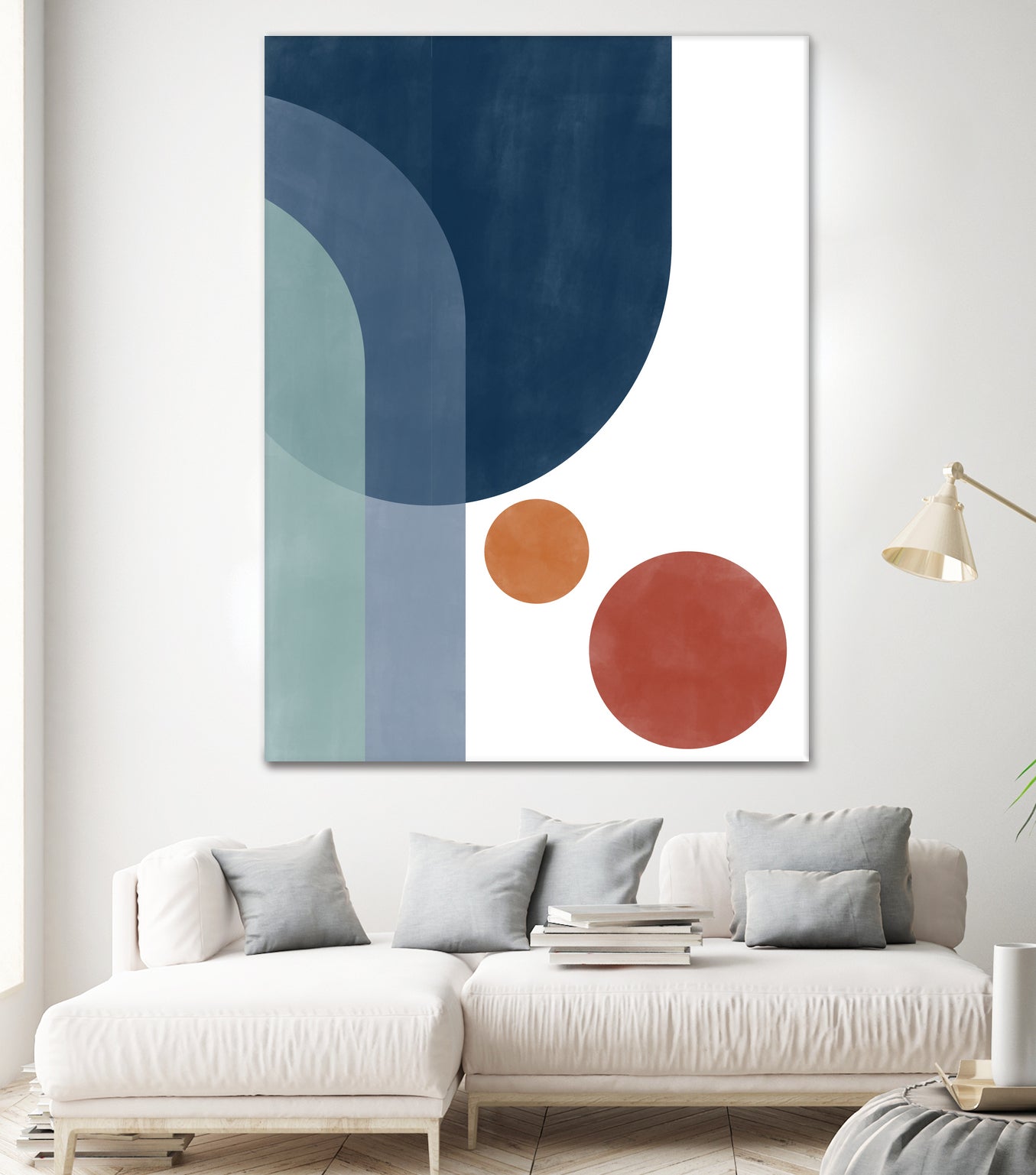 Overlapping Circles And Arches by Elena Ristova on GIANT ART - abstract abstract