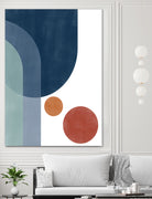 Overlapping Circles And Arches by Elena Ristova on GIANT ART - abstract abstract