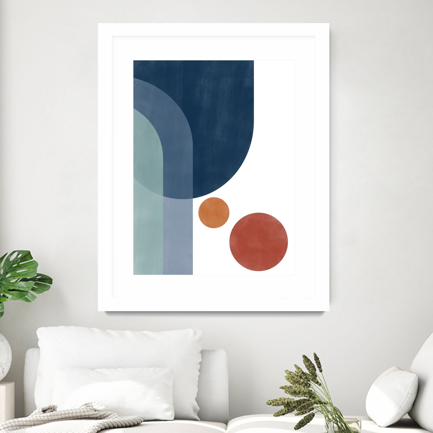 Overlapping Circles And Arches by Elena Ristova on GIANT ART - abstract abstract