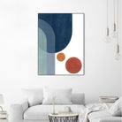 Overlapping Circles And Arches by Elena Ristova on GIANT ART - abstract abstract