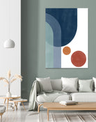 Overlapping Circles And Arches by Elena Ristova on GIANT ART - abstract abstract