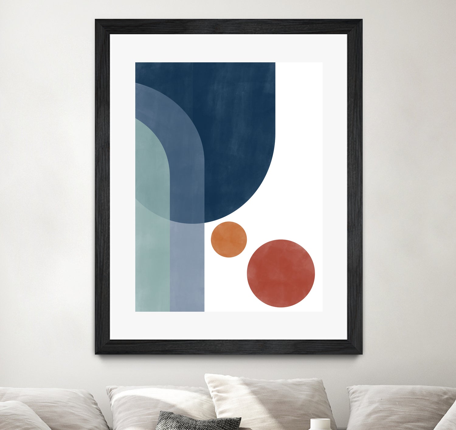 Overlapping Circles And Arches by Elena Ristova on GIANT ART - abstract abstract