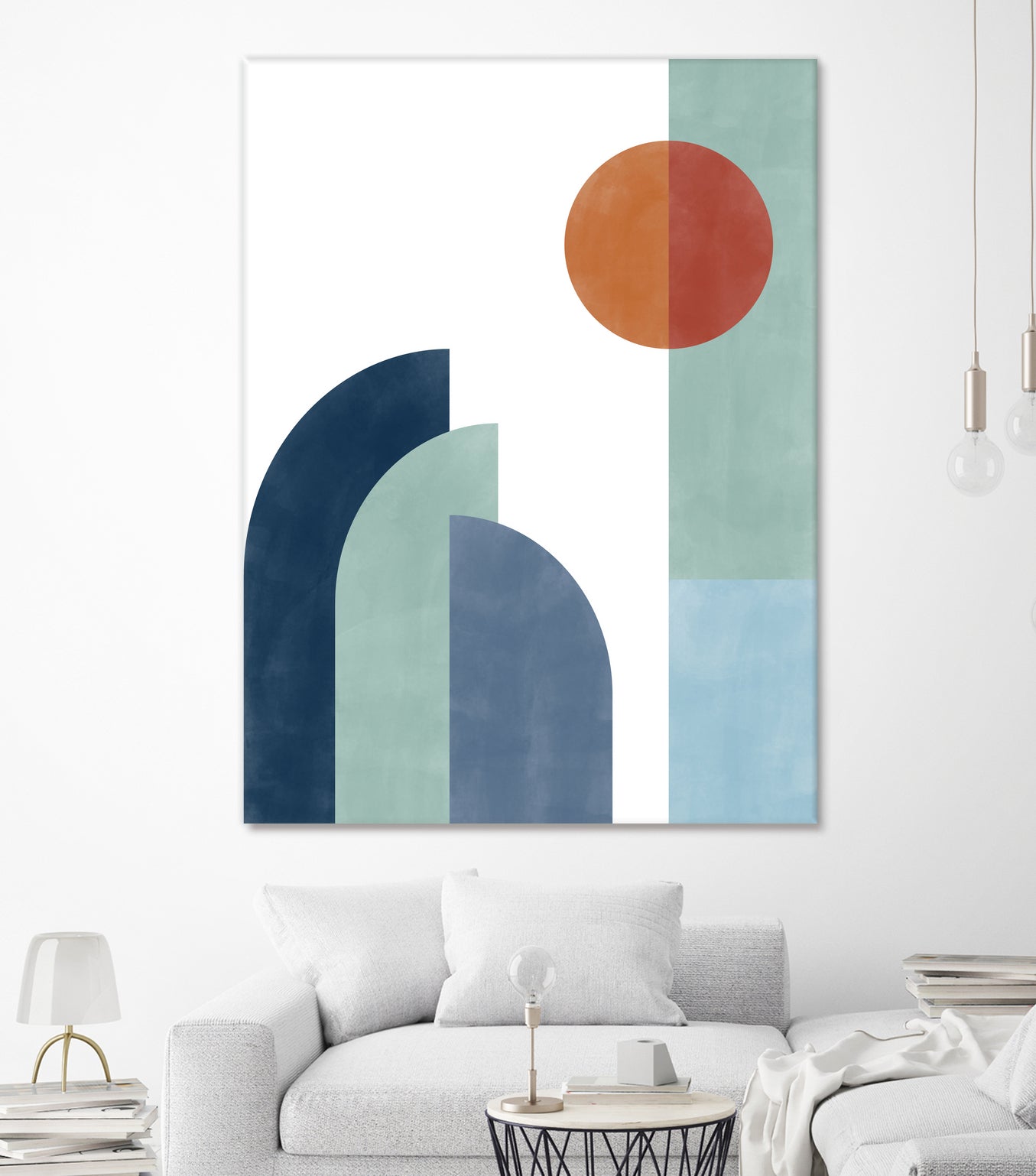 Geometric Shapes With A Minimalist Design by Elena Ristova on GIANT ART - abstract abstract