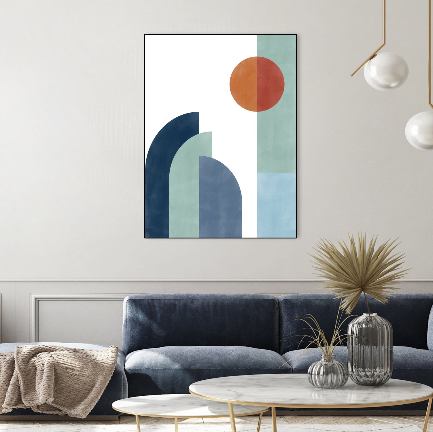Geometric Shapes With A Minimalist Design by Elena Ristova on GIANT ART - abstract abstract