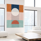 Abstract Geometric Artwork With Earthy Tones by Elena Ristova on GIANT ART - abstract abstract