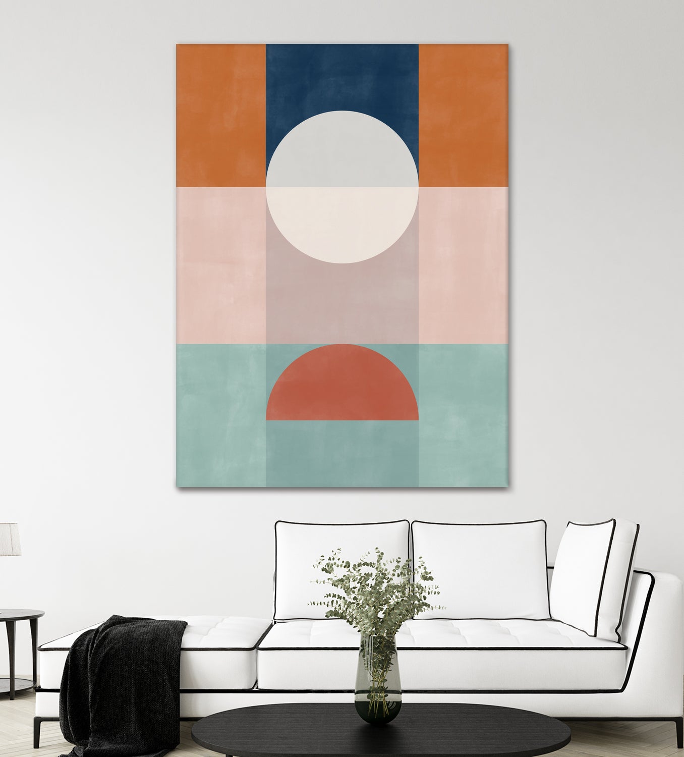 Abstract Geometric Artwork With Earthy Tones by Elena Ristova on GIANT ART - abstract abstract