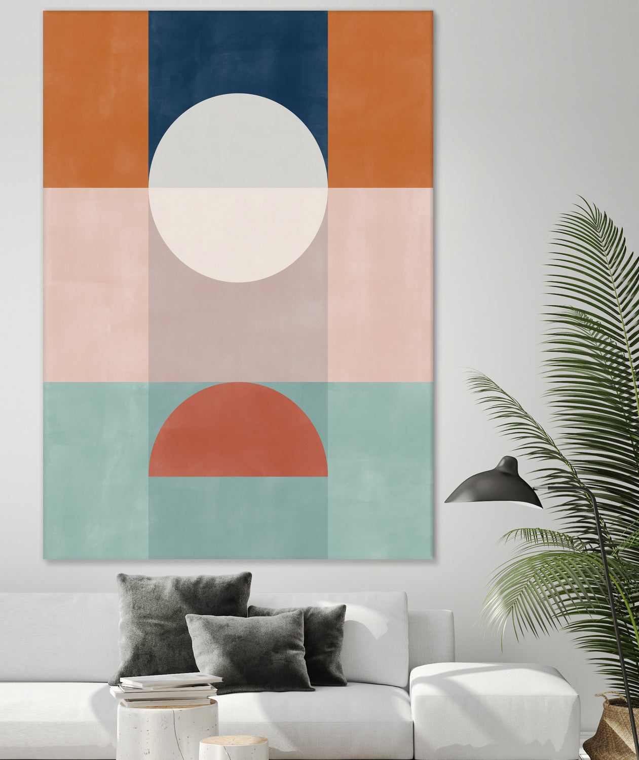 Abstract Geometric Artwork With Earthy Tones by Elena Ristova on GIANT ART - abstract abstract