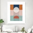 Abstract Geometric Artwork With Earthy Tones by Elena Ristova on GIANT ART - abstract abstract