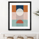 Abstract Geometric Artwork With Earthy Tones by Elena Ristova on GIANT ART - abstract abstract